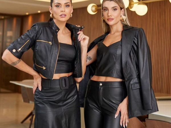 Elegância feminina: escolha a jaqueta de couro preta ideal