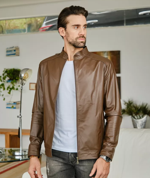 Casaco de couro masculino legítimo: qual escolher?