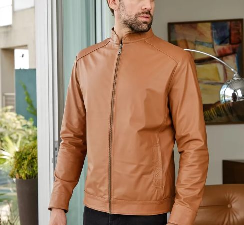 Como escolher a jaqueta de couro marrom masculina perfeita?