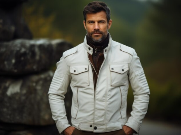 O que uma jaqueta branca masculina diz sobre estilo?
