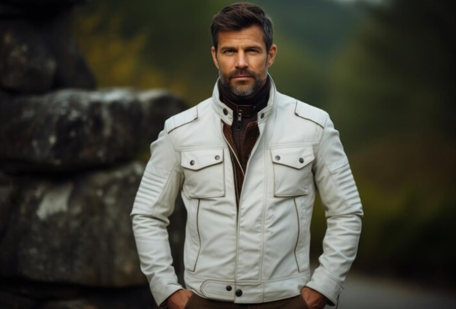 O que uma jaqueta branca masculina diz sobre estilo?