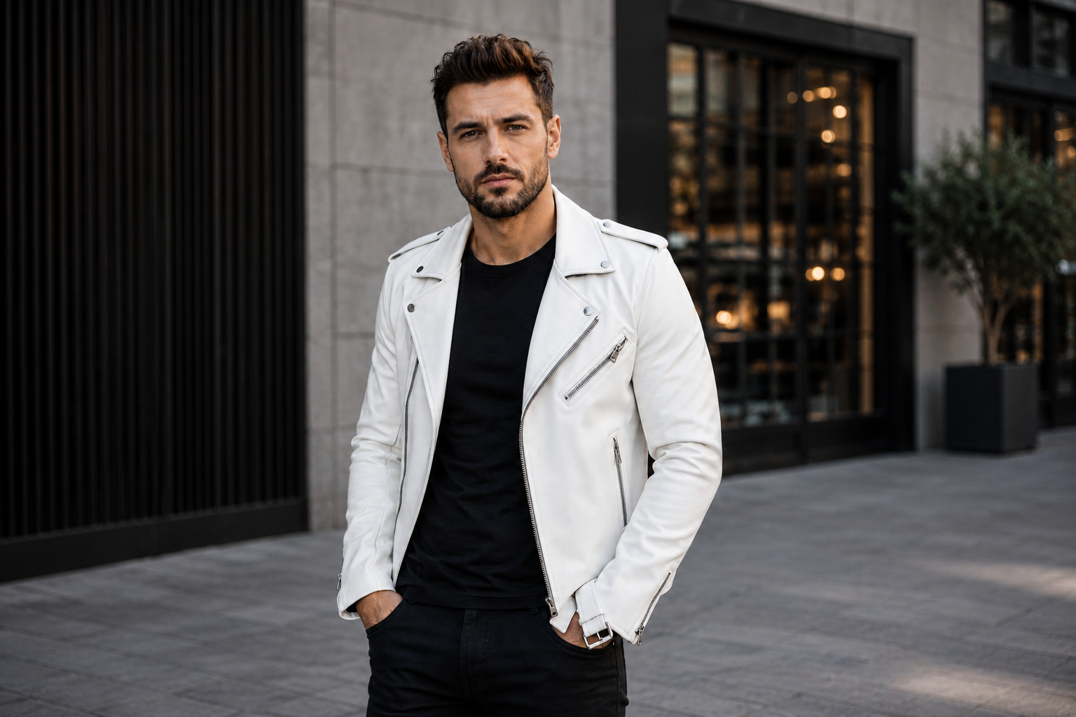 Em quais ocasiões a jaqueta branca masculina foge do óbvio sem exagerar?